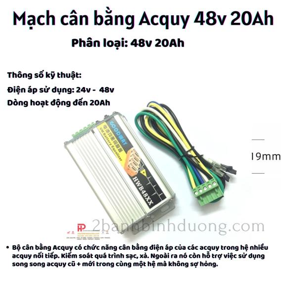 Bộ cân bằng acquy Good way 24V/36V/48V (48V 20A) 20A