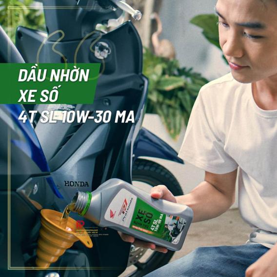 Dầu nhờn xe số 4T SL 10W-30 MA Pro Honda thay nhớt xe máy 