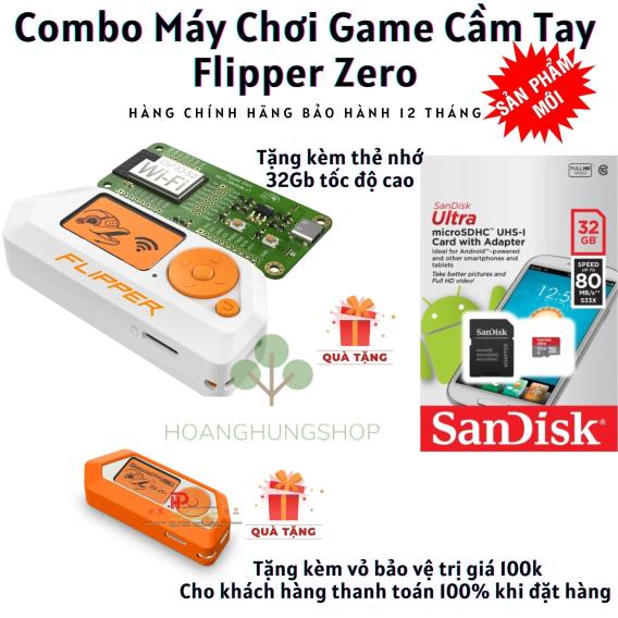 Flipper Zero Thiết bị chơi game cầm tay hàng chính hãng