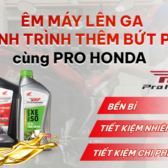 Dầu nhờn xe số 4T SL 10W-30 MA Pro Honda thay nhớt xe máy 