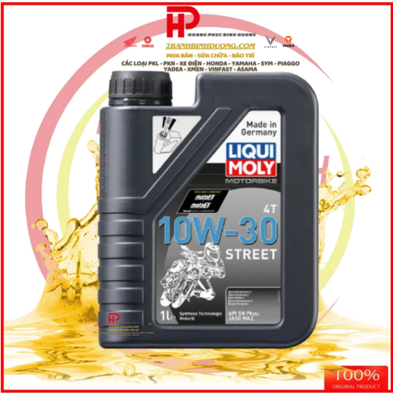 NHỚT LIQUI MOLY (MOTORBIKE 4T STREET 10W40 LIQUI MOLY) - 1521 DUNG TÍCH 1 LÍT