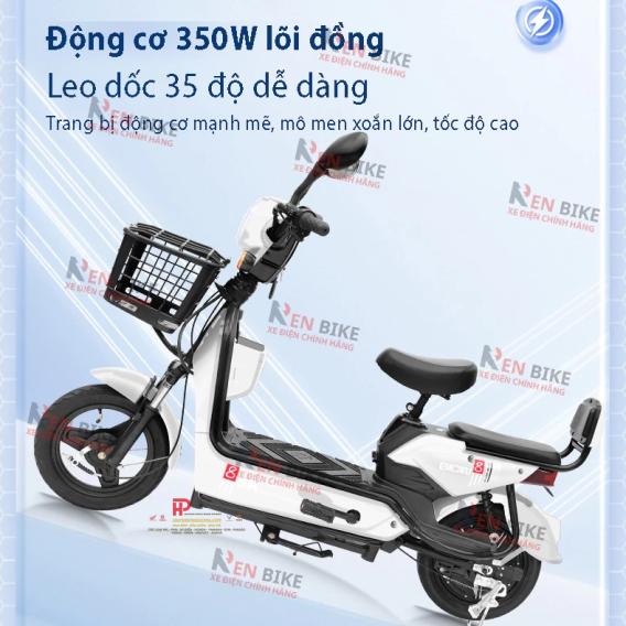 Xe Đạp Điện SK8, Mẫu Xe Điện Sk8 Chính Hãng, Bản Full Phụ Kiện - Phiên bản bình điện 14Ah+ Tặng bộ giỏ